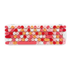 Bezprzewodowa klawiatura  MOFII Candy BT (Biało-Różowa)