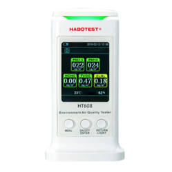 Inteligentny detektor jakości powietrza Habotest HT608, PM 2.5, PM10, benzen