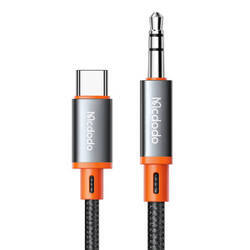 Kabel Mcdodo CA-0820 USB-C do mini jack 3.5mm AUX, 1.2m (czarny)