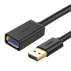 Kabel USB 3.0 przedłużający UGREEN 	US129 0.5m (czarny)