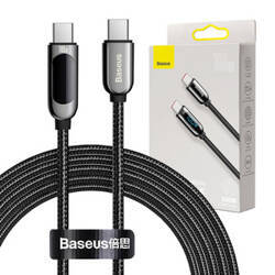 Kabel USB-C do USB-C Baseus Display, 100W, 2m (czarny)