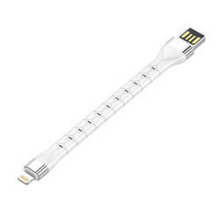 Kabel USB - Lightning LDNIO LS50 0,15m (biały)