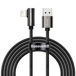 Kabel USB do Lightning kątowy Baseus Legend Series, 2.4A, 2m (czarny)