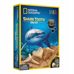 National Geographic Zestaw wykopaliskowy Ząb rekin