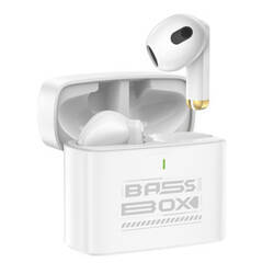 Słuchawki bezprzewodowe TWS Foneng BL128, Bluetooth 5.3 (białe)