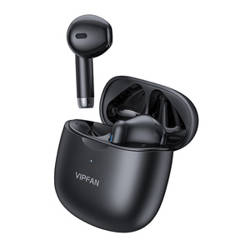 Słuchawki bezprzewodowe TWS Vipfan T06, Bluetooth 5.0 (czarne)