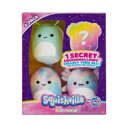 Squishville Squishmallow 4Pak Tie-Dye Squad Plusz