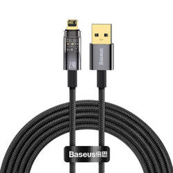 Kabel USB do Lightning Baseus Explorer, 2.4A, 2m (czarny)