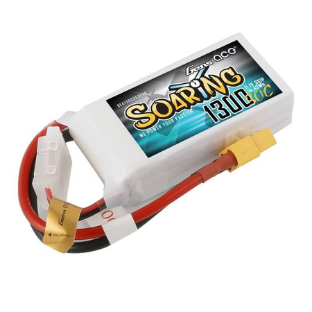 Akumulator Gens Ace Soaring 1300mAh 11.1V 30C 3S1P XT60