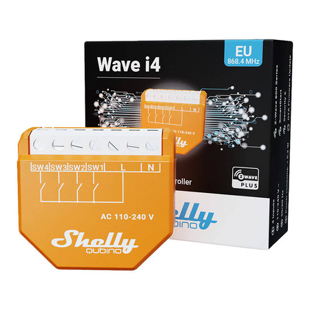 Kontroler Scen Shelly Qubino Wave i4 Z-Wave