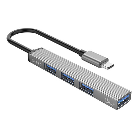 Adapter Hub Orico USB-C do USB 3.0 + 3x USB 2.0 (szary)