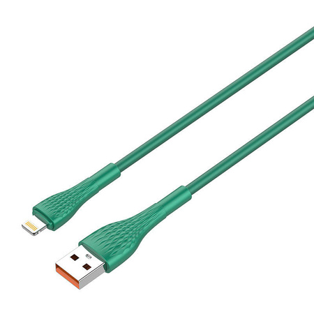 Kabel Lightning LDNIO LS671 30W, 1m Zielony
