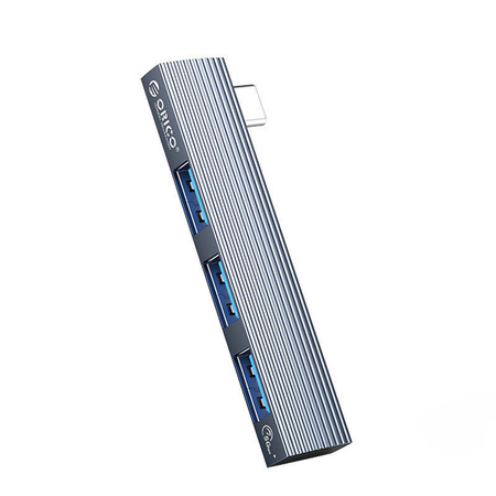 Adapter / Hub Orico USB-C do 1xUSB 3.1, 2xUSB 2.0, 5Gbps, do laptopa (szary)