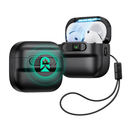 Etui ochronne ESR Pulse na słuchawki AirPods 4 (czarne)