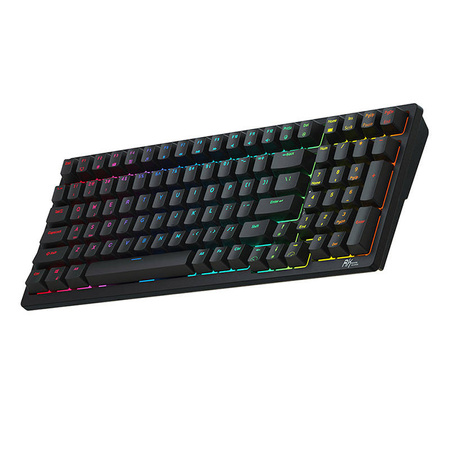 Bezprzewodowa klawiatura mechaniczna Royal Kludge RK98 RGB, Red switch (czarna)