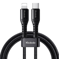 Kabel USB-C do lightning Mcdodo CA-5630, 36W, 0.2m (czarny)