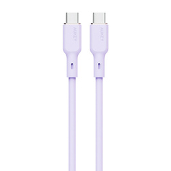 Kabel USB-C do USB-C Aukey CB-SCC101, 100W, 1m (lawendowy)