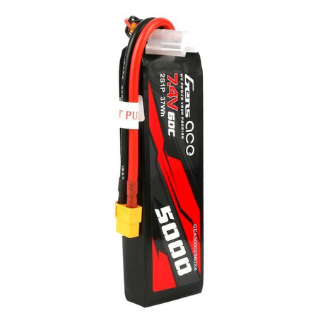 Akumulator Gens Ace 5000mAh 7,4V 60C 2S1P XT60 Material Case