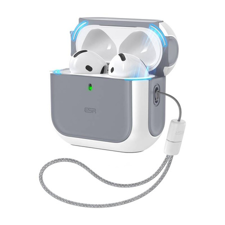 Etui AirPods 4 Orbit Hybrid (białe)