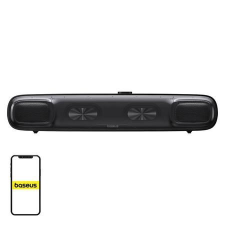 Mini Soundbar Baseus AeQur DS10 z baterią (czarny)