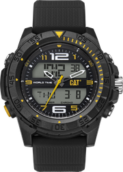 CAT zegarek basecamp blk/ylw silicone blk 47mm