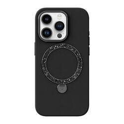 Etui Joyroom PN-15L2 Dancing Circle do iPhone 15 Pro (czarne)