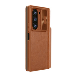 Etui Nillkin Qin Pro Leather Samsung Galaxy Z Fold 6 5G (brązowy)