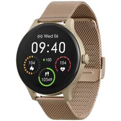 GARETT Smartwatch Garett Classy złoty stalowy