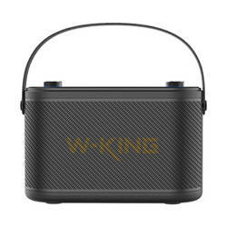 Głośnik bezprzewodowy Bluetooth W-KING H10 120W + 2 mikrofony (czarny)