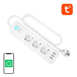 Inteligentna listwa zasilająca WiFi Gosund P1 PLUS (3x AC schuko, 3x USB-A) Tuya