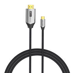 Kabel USB-C do HDMI 2.0 Vention CRBBF 1m, 4K 60Hz (Czarny)