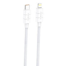 Kabel USB-C do Lightning Foneng XS02 PD27W, 1,2m (biały)