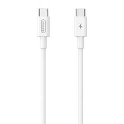 Kabel USB-C do USB-C Remax Marlik, 1m, 65W (biały)