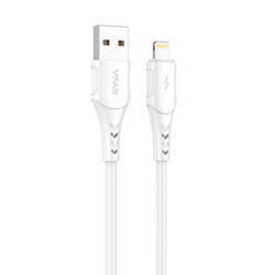 Kabel USB do Lightning VFAN Colorful X12, 3A, 1m (biały)