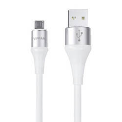 Kabel USB do Micro USB VFAN Colorful X09, 3A, 1.2m (biały)