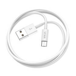Kabel USB do Micro USB VFAN X03, 3A, 1m (biały)
