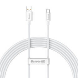 Kabel USB do USB-C Baseus Superior Series, 100W, 2m (biały)