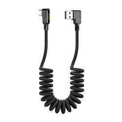 Kabel USB do USB-C, Mcdodo CA-7310, kątowy, 1.8m (czarny)