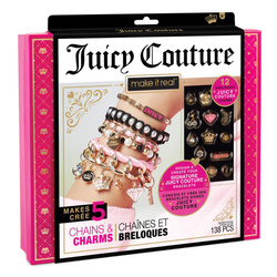 MAKE IT REAL do tworzenia bransoletek Juicy Couture Chains & Charms, zabawka kreatywna