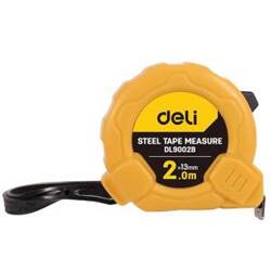 Miara zwijana Deli Tools EDL9002B, 2m/13mm (żółta)