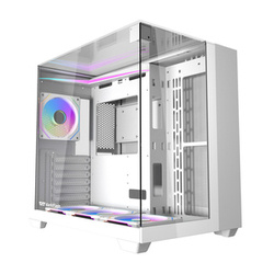 Obudowa komputerowa Darkflash TH285 (biała) + 4 wentylatory