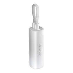 Powerbank 5000mAh Vention FHWM0 20W + kabel USB-C do lightning (szary)