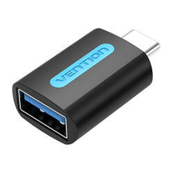 Vention Adapter USB CDUB0, USB-C męski do USB 3.0 żeński (czarny)