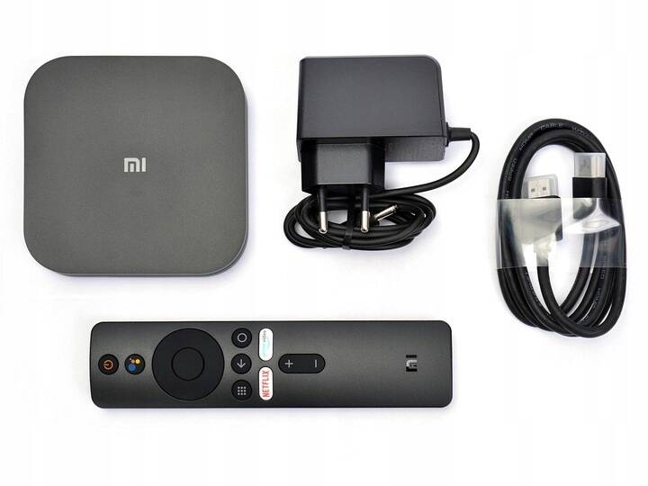 XIAOMI MI Box S Smart TV 2-Gen Czarny Odtwarzacz multimedialny 4K