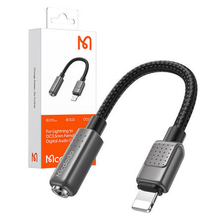 Adapter Audio Lightning do Mini Jack (żeński) 3.5mm  Mcdodo CA-5010 0.11m