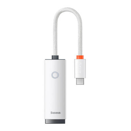 Adapter sieciowy Baseus Lite Series USB-C do RJ45, 100Mbps (biały)