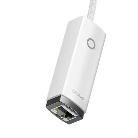 Adapter sieciowy Baseus Lite Series USB do RJ45 (biały)