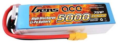 Akumulator Gens Ace 5000mAh 25.9V 45C 7S1P XT90