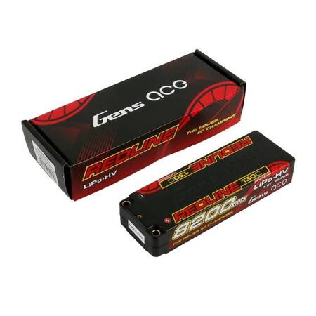 Akumulator Gens Ace Redline 8200mAh 7,6V 130C 2S1P HardCase HV