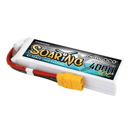 Akumulator Gens Ace Soaring 4000mAh 11.1V 30C 3S1P XT90